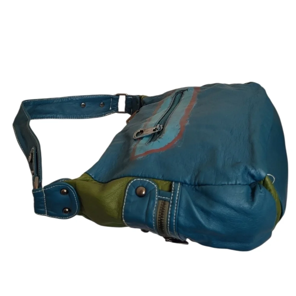 Nicole Lee ESTHER PATCHWORK Hobo Bag